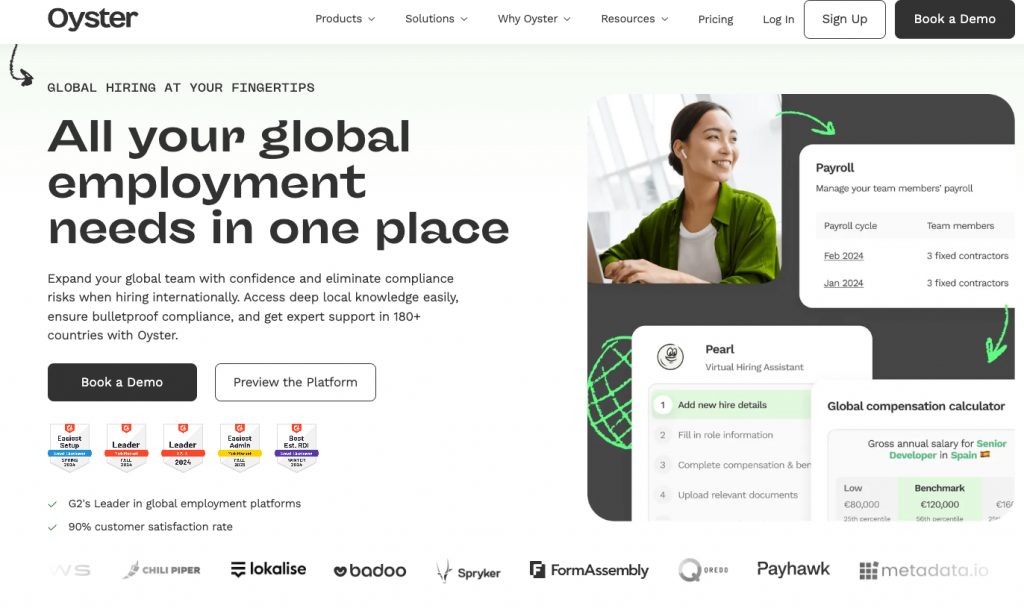 oyster hr official website