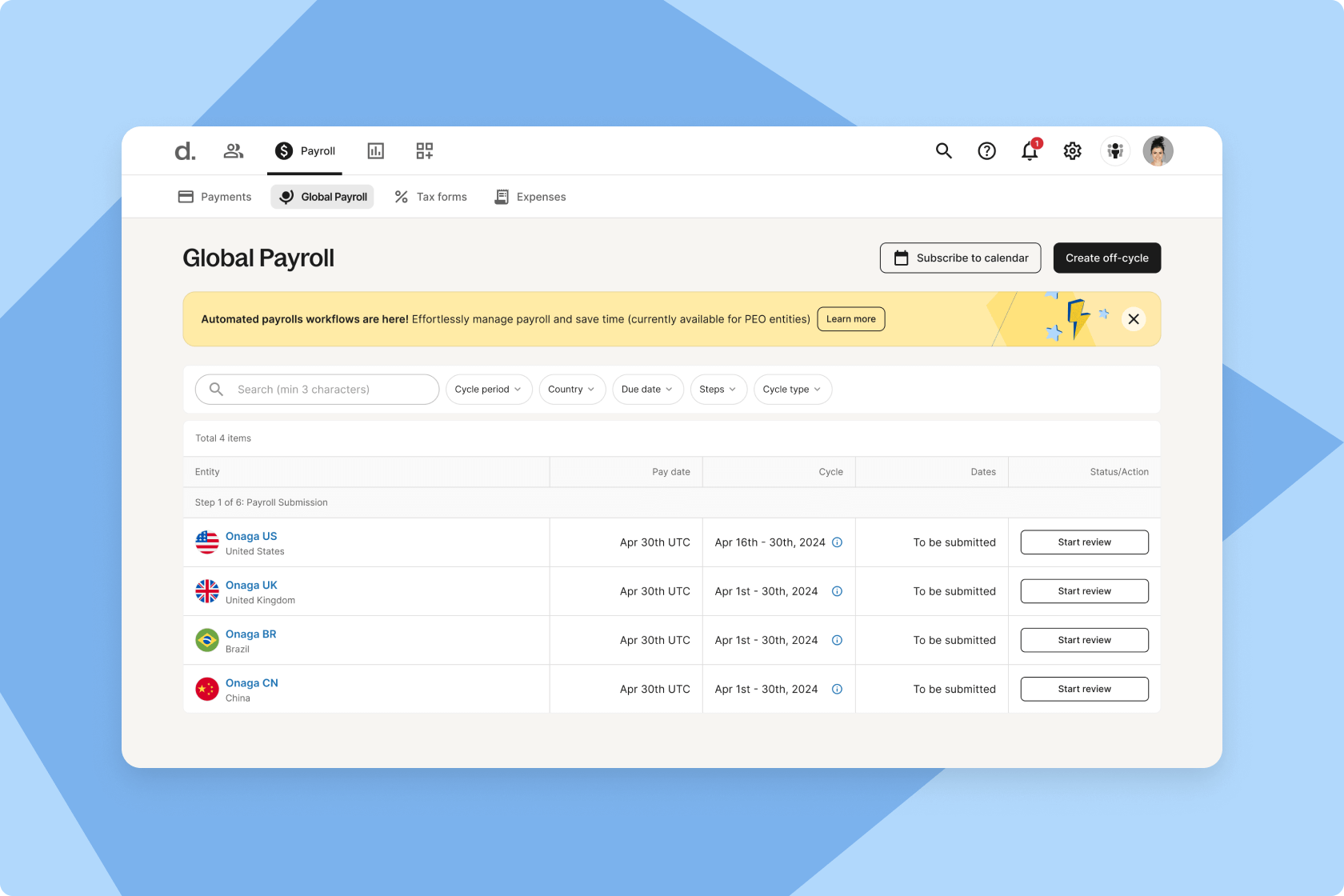 deel global payroll