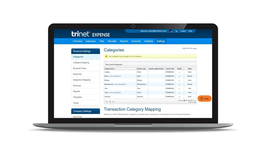 trinet expense management