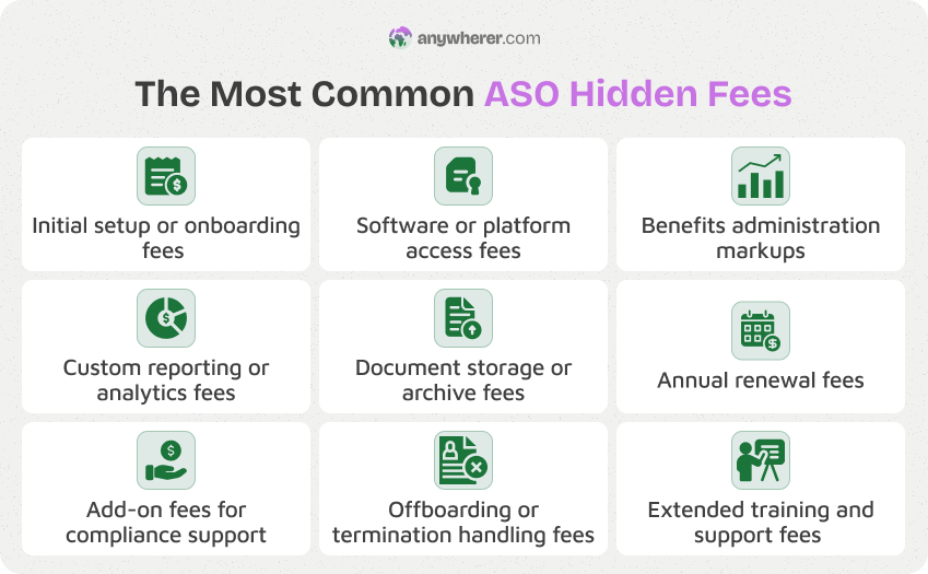 hidden aso fees