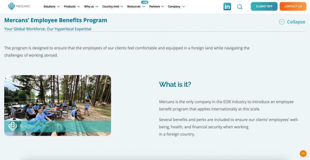 mercans employee benefits program