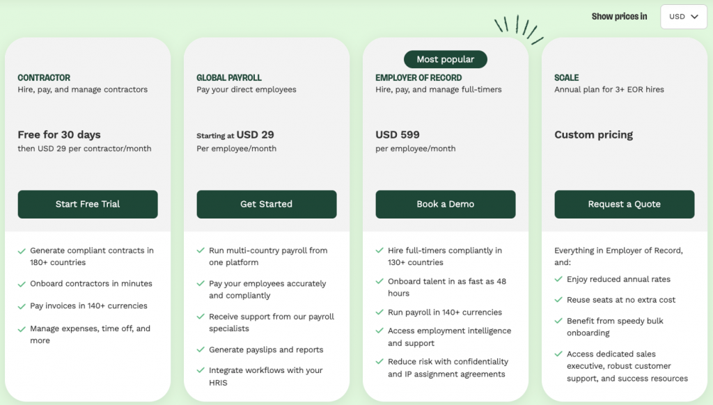 oyster pricing details