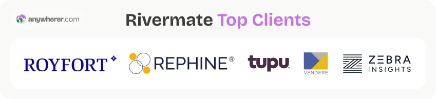 rivermate eor top clients