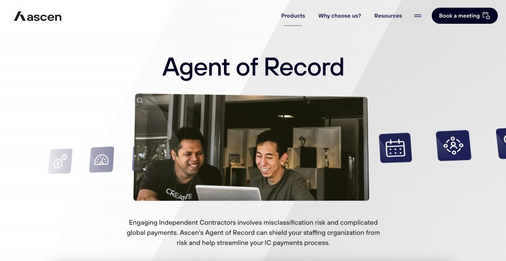 ascen agent of record
