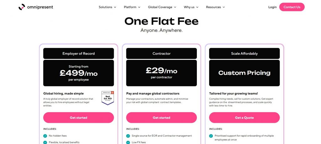 omnipresent pricing details