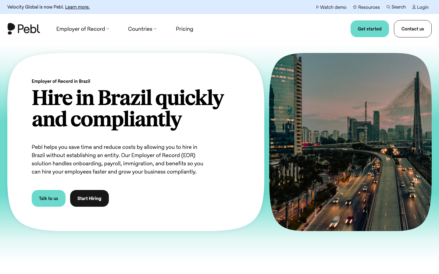 Pebl (formerly Velocity Global)