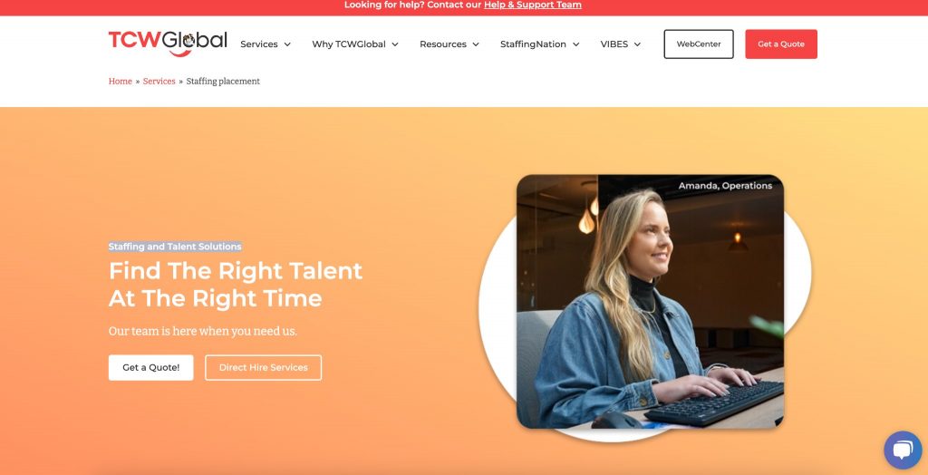 tcwglobal staffing and talent solutions