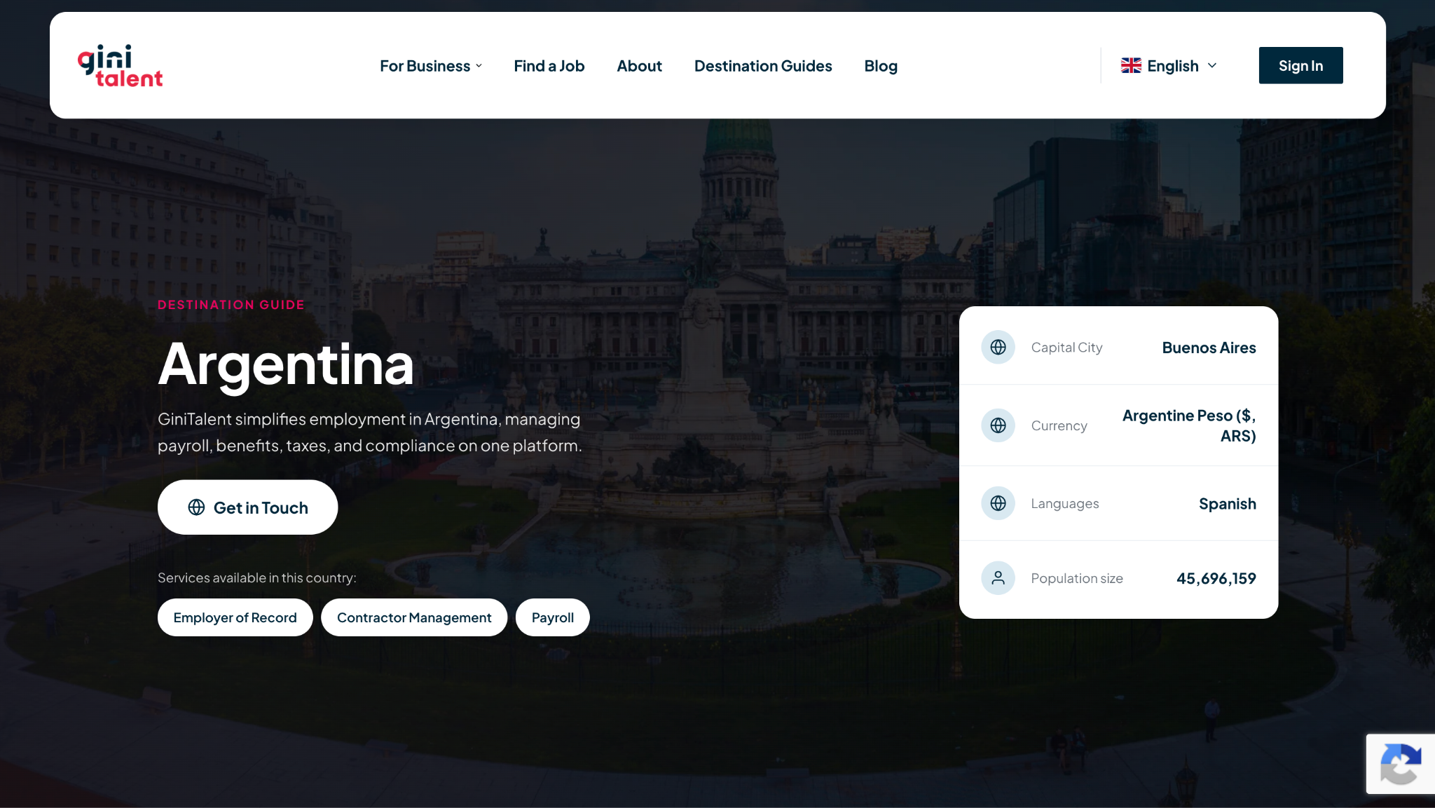 gini talent argentina review