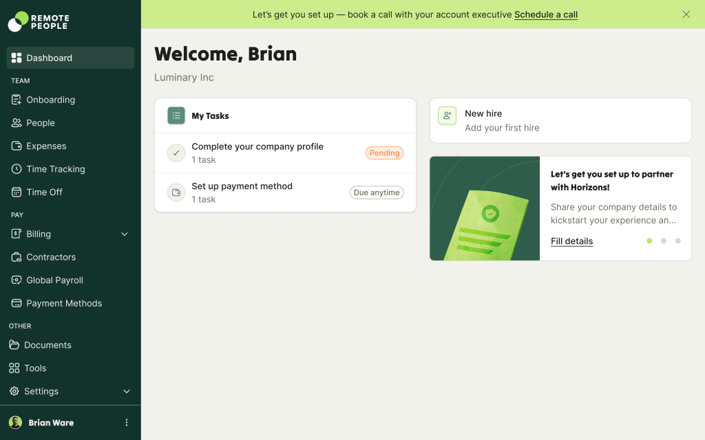 remote people digital portal