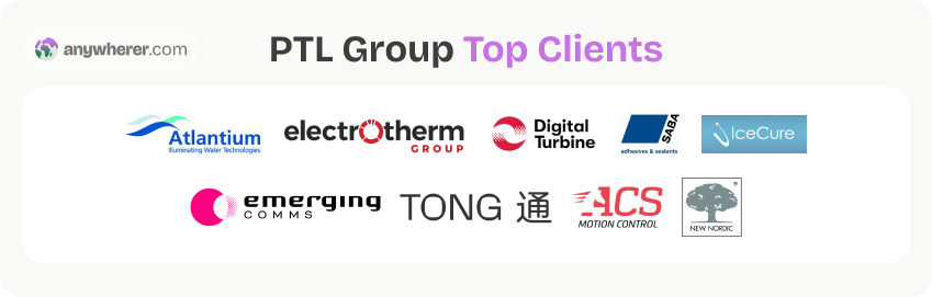 ptl group top clients