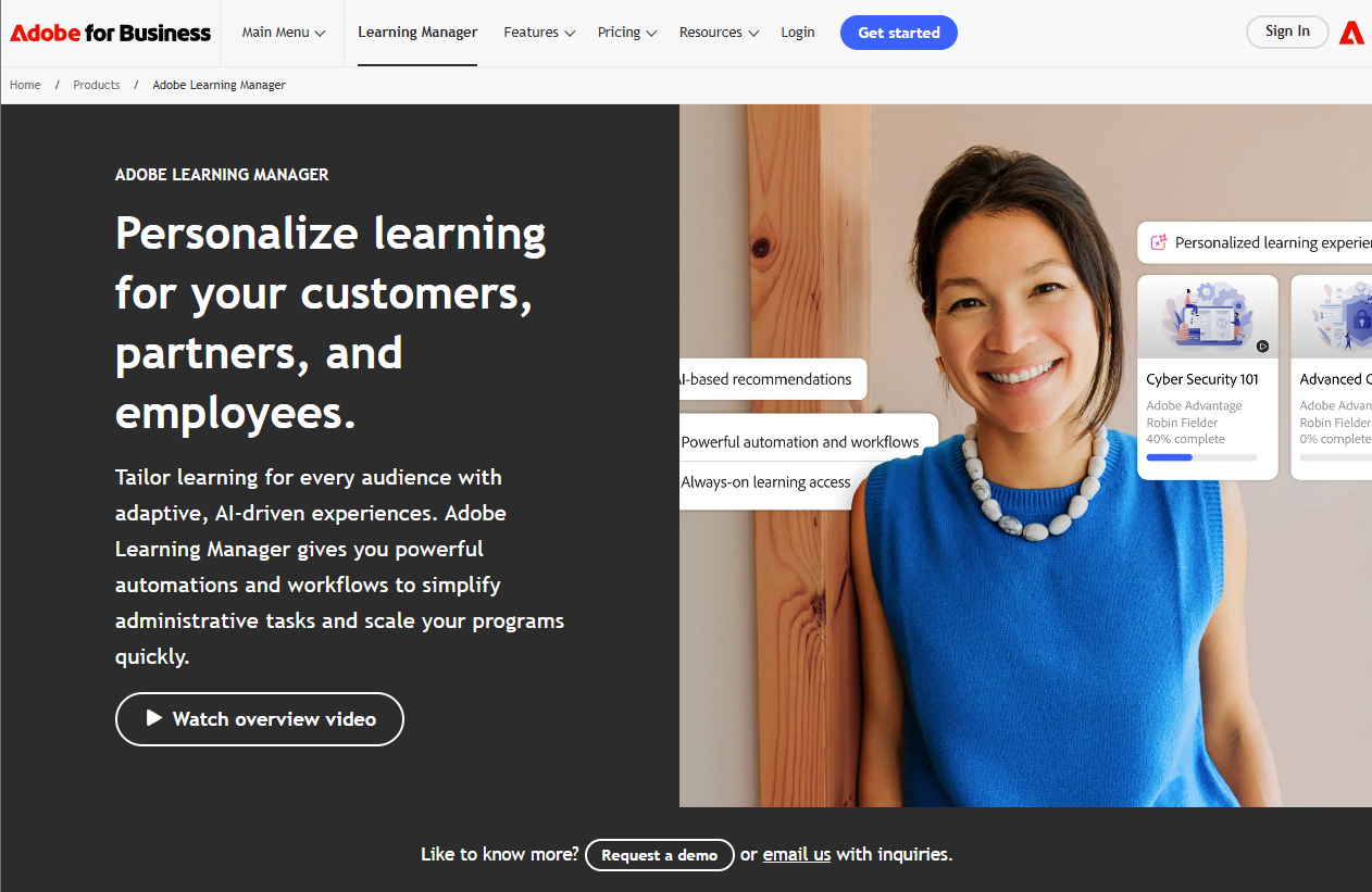 adobe learning manager review