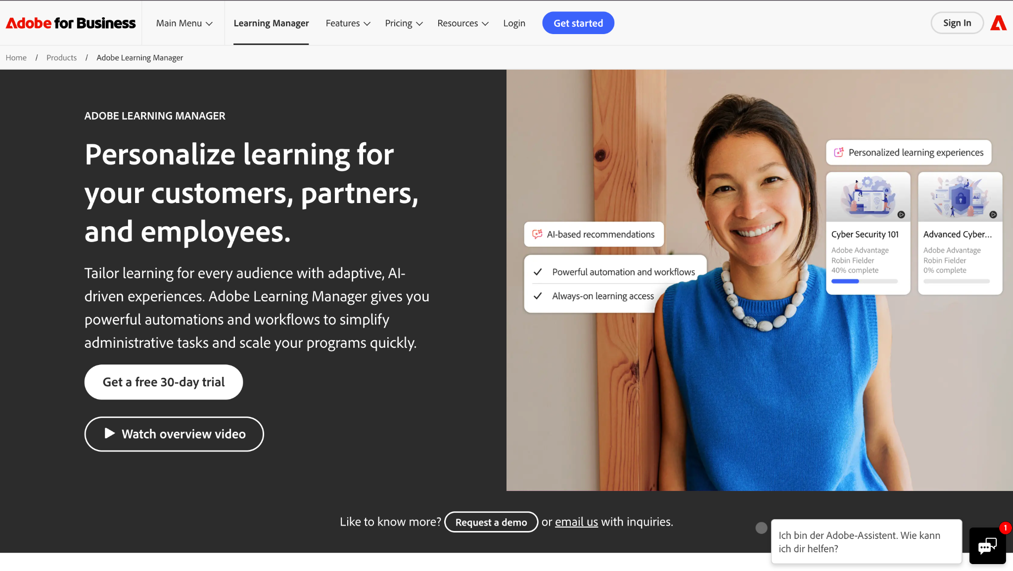 adobe learning manager review