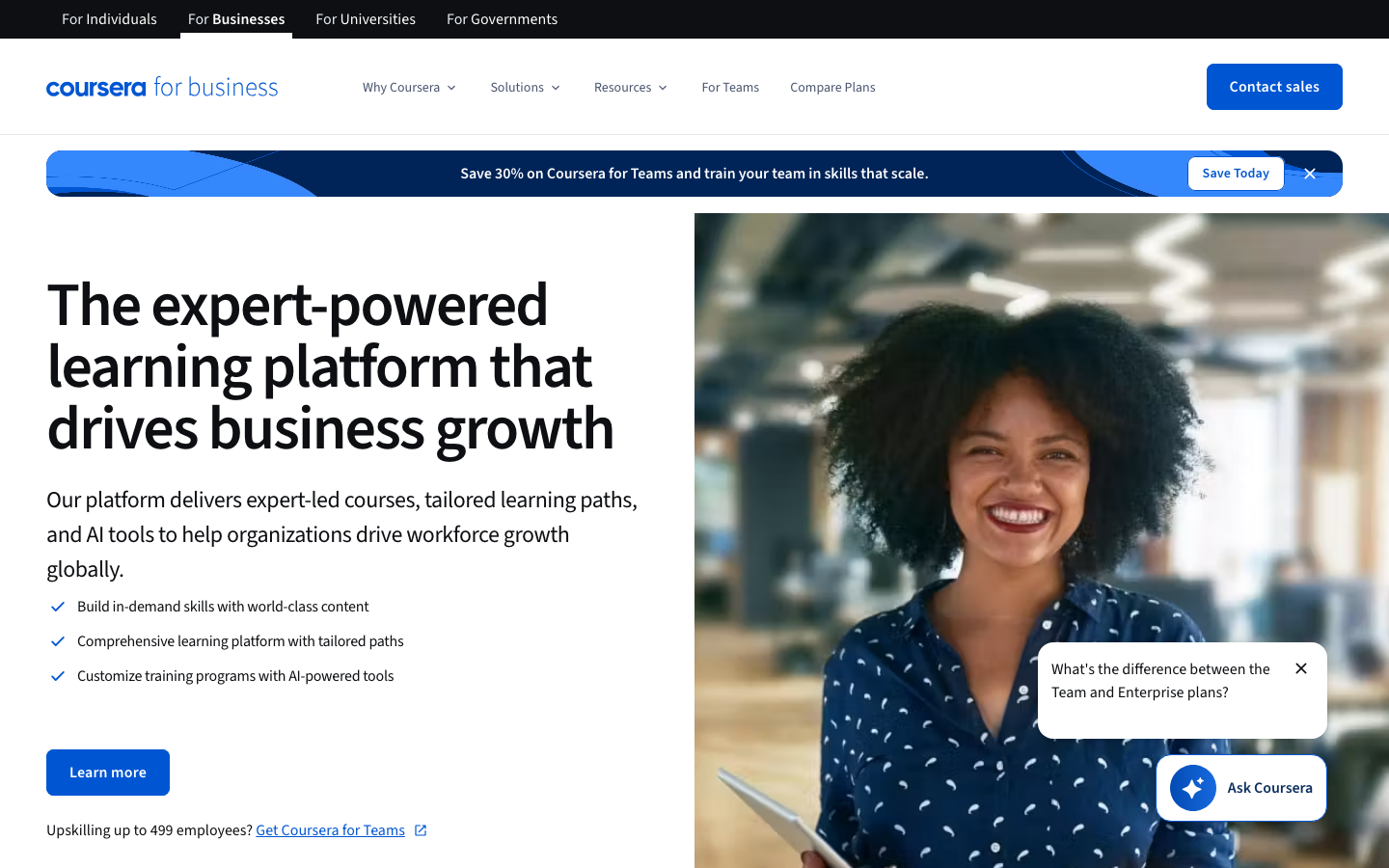 coursera for business overview