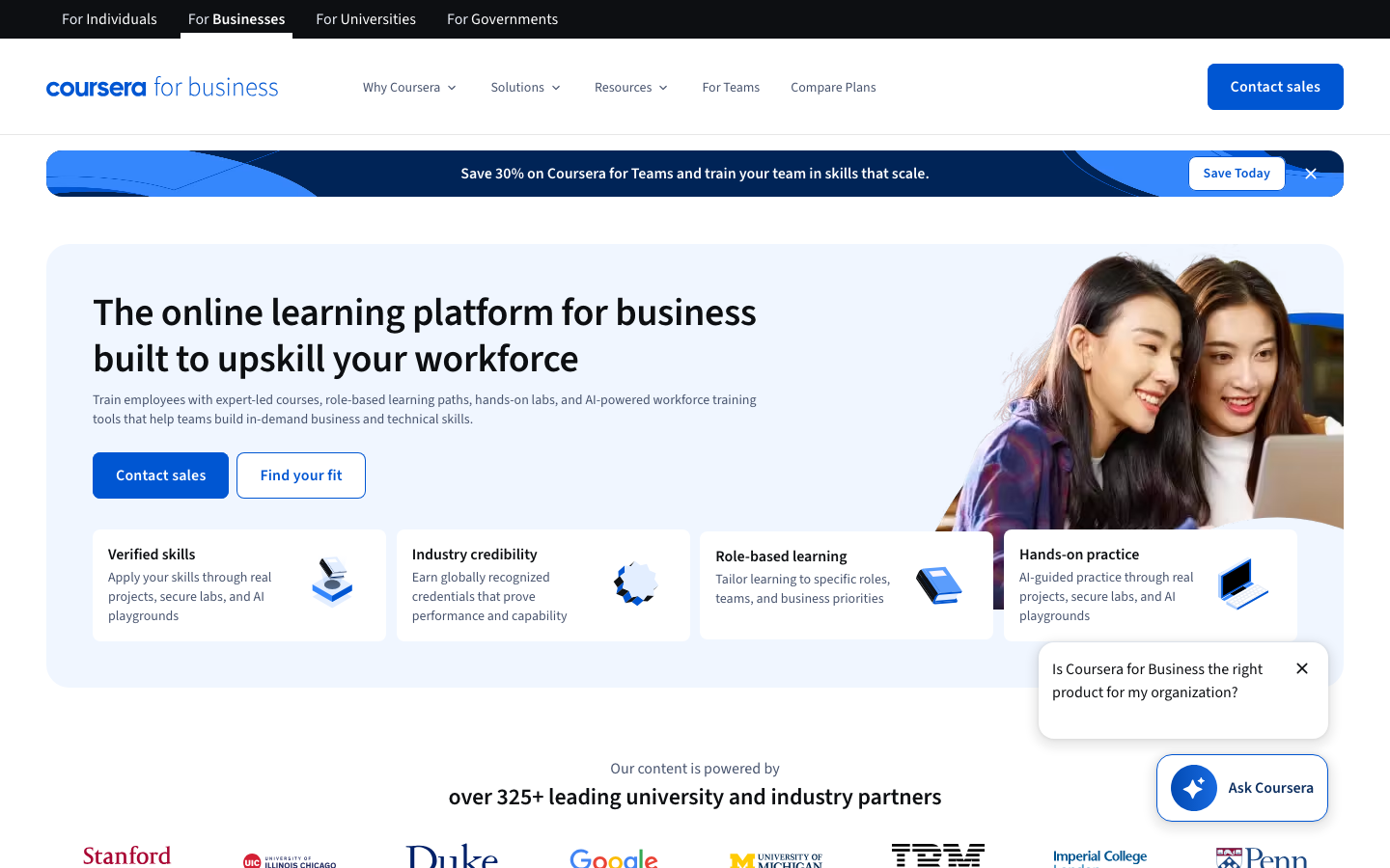 coursera for business overview