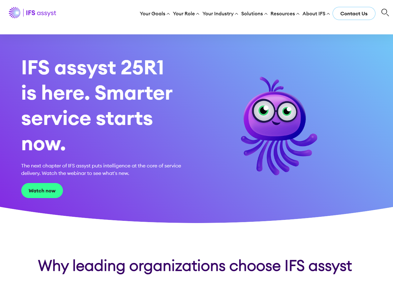 ifs assyst review