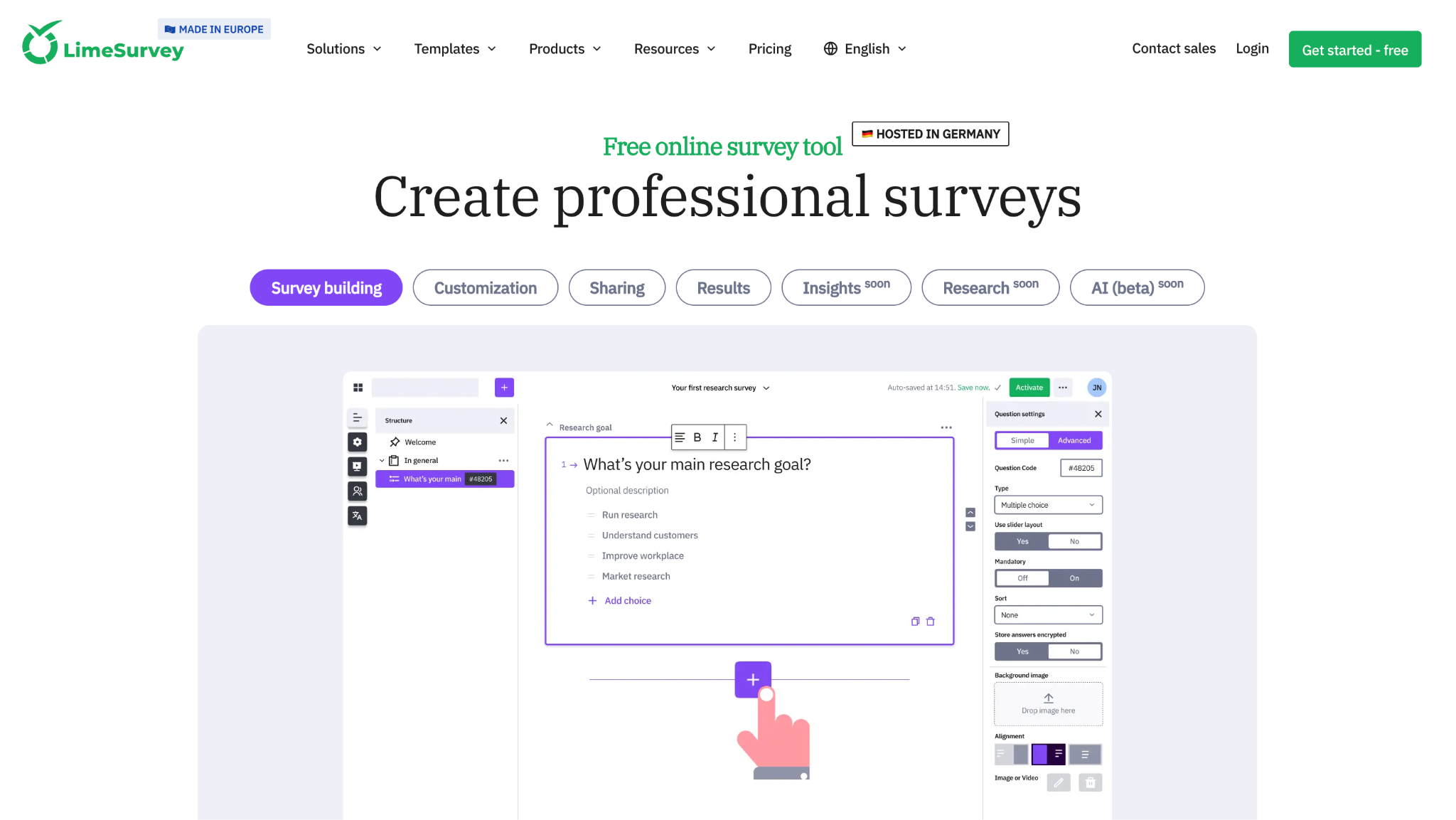 limesurvey overview