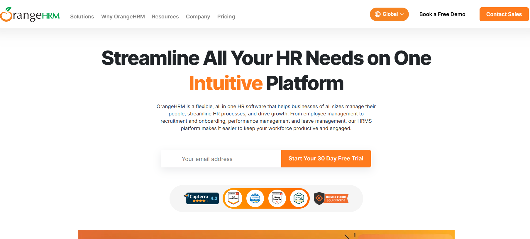 orangehrm review