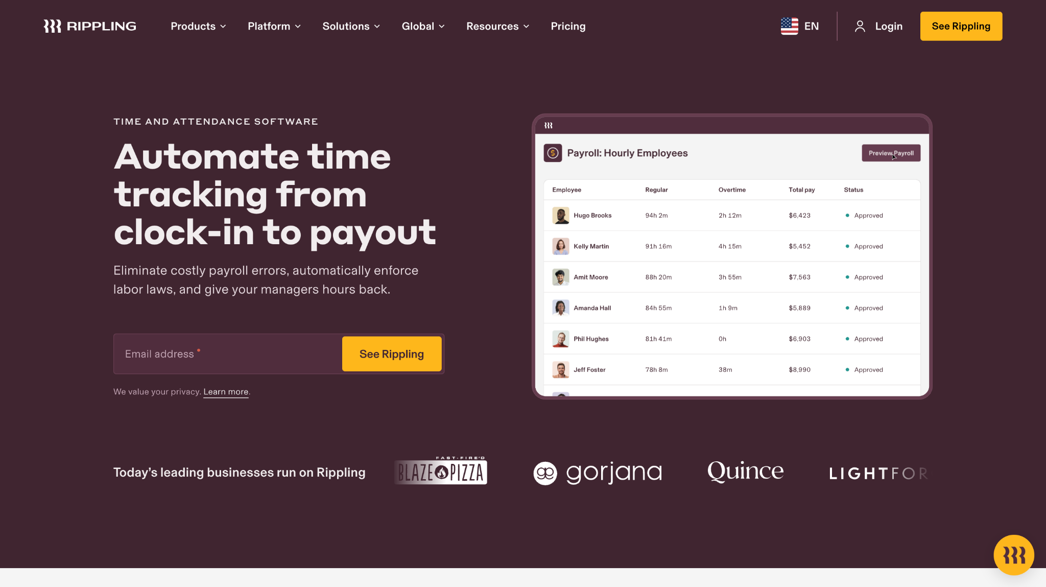 rippling time tracking review
