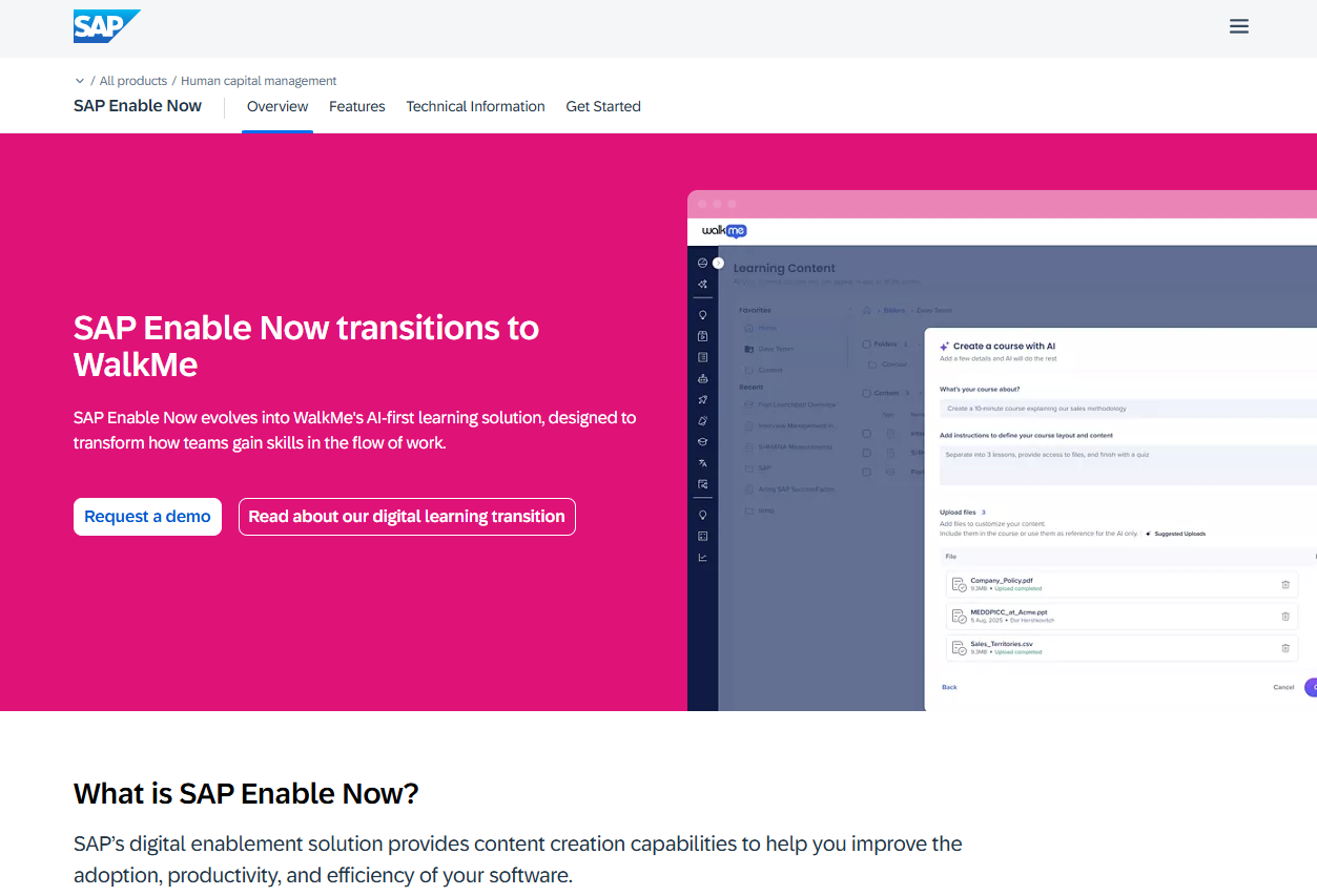 sap enable now review