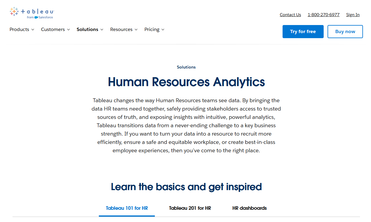 tableau (for hr analytics) review