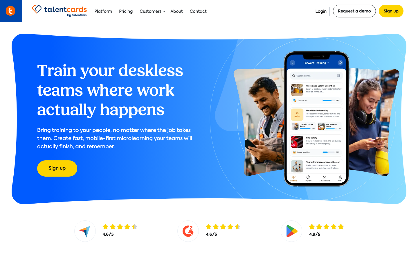 talentcards overview