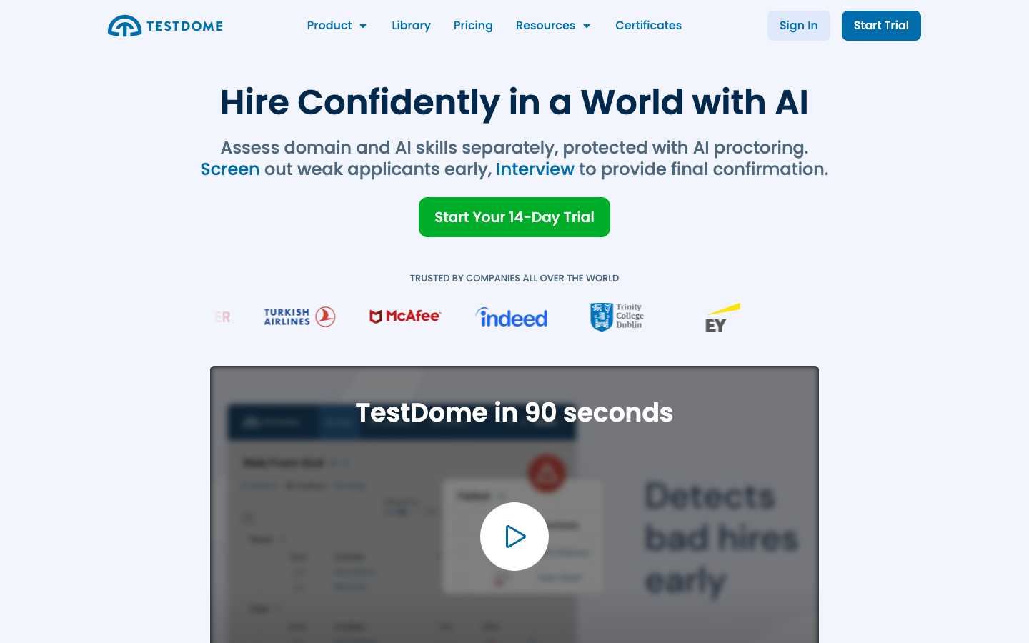 testdome overview