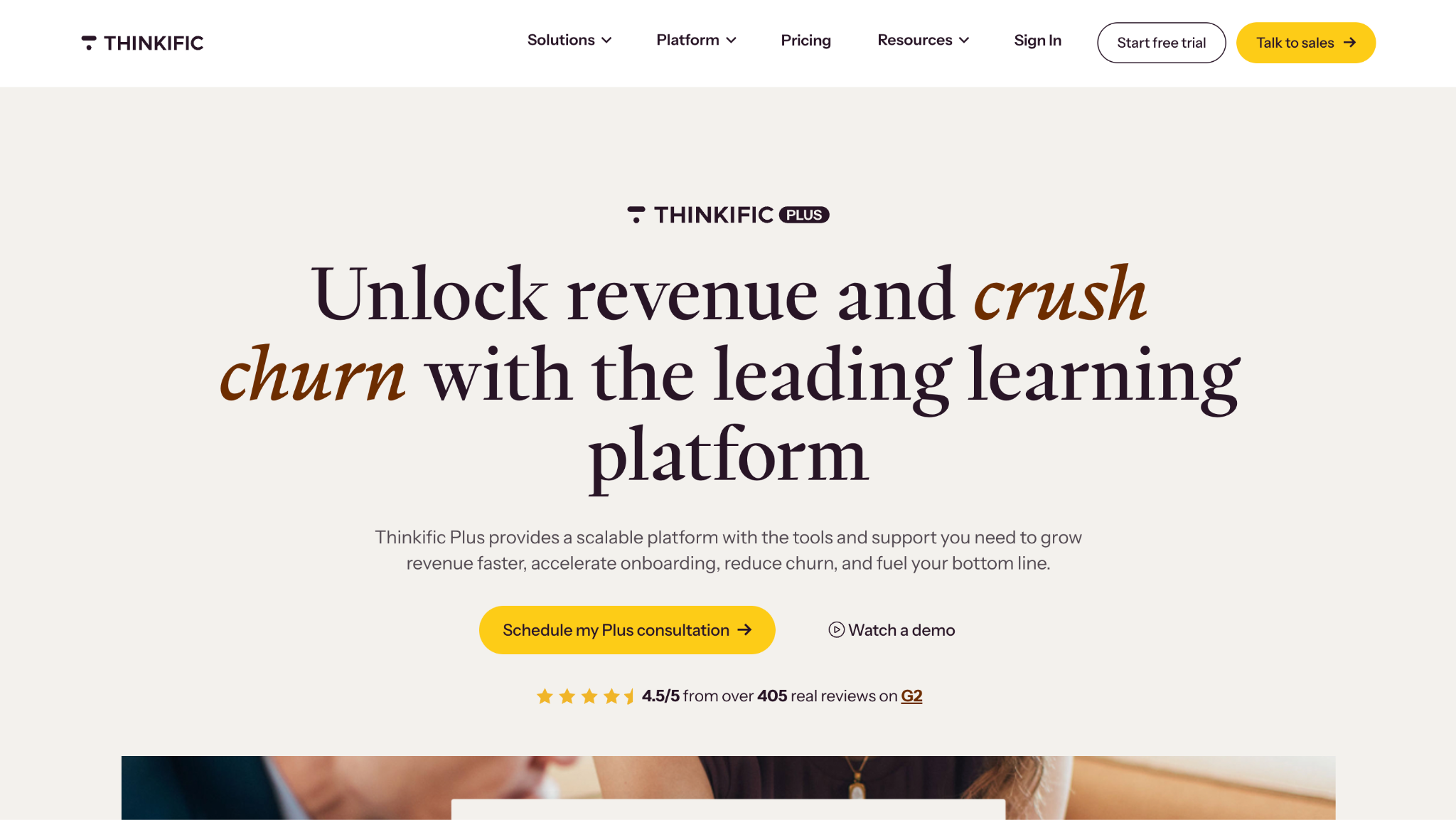thinkific plus overview