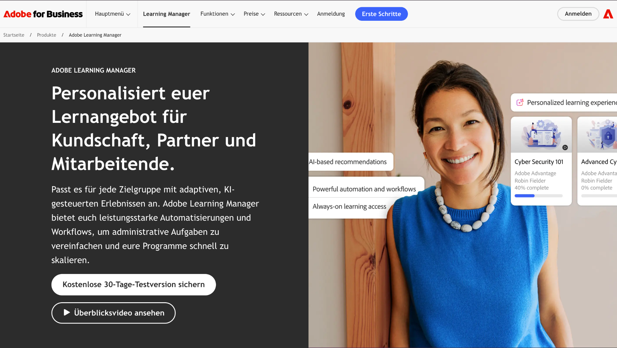 adobe learning manager review