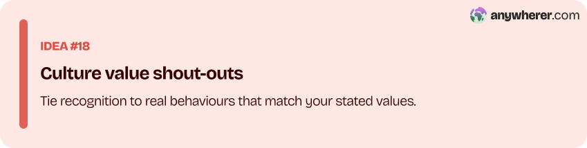 eighteen creative employee recognition idea