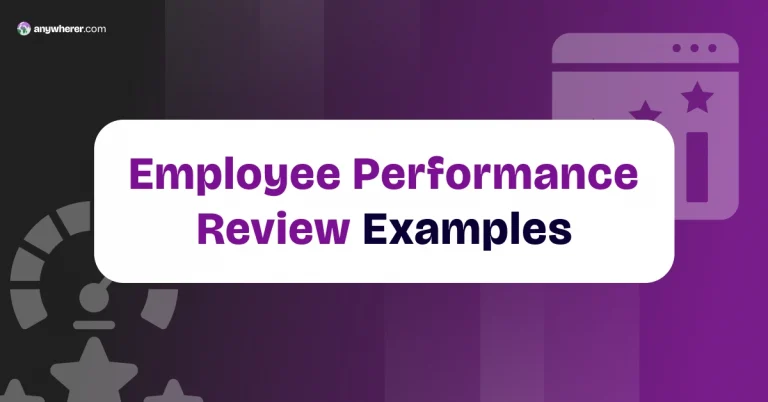 200 Employee Performance Review Examples for Managers