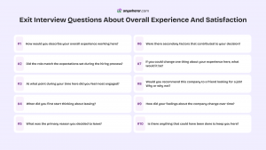 60 Exit Interview Questions to Ask Employees in 2026