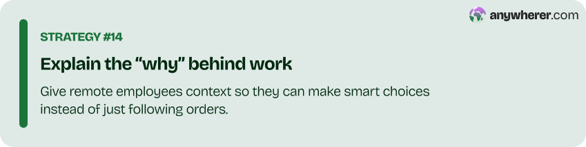 fourteenth remote employee engagement idea