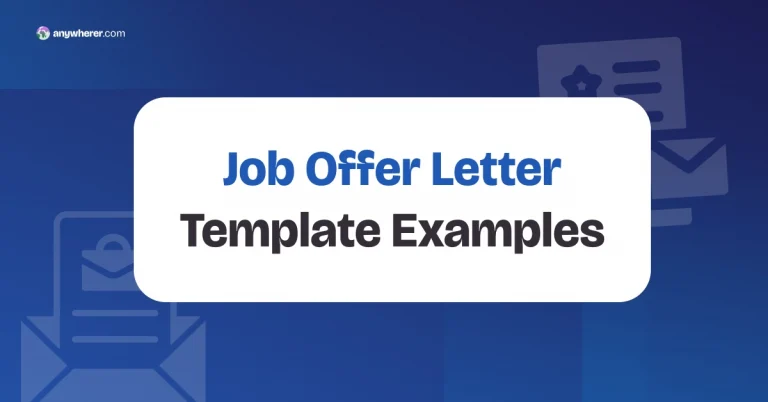 Job Offer Letter Template with 9 Ready-to-Use Examples for 2026