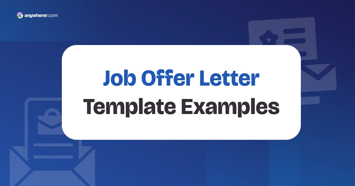 Job Offer Letter Template with 9 Ready-to-Use Examples 2026
