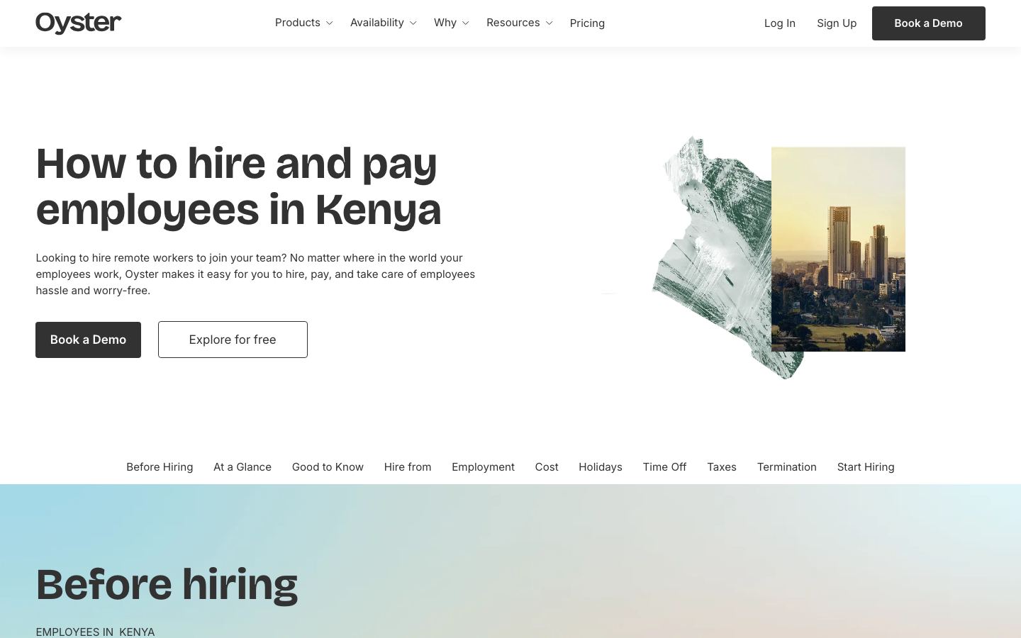 oyster kenya overview