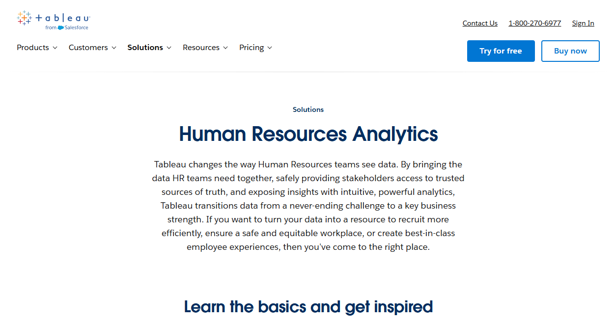 tableau for workforce analytics review