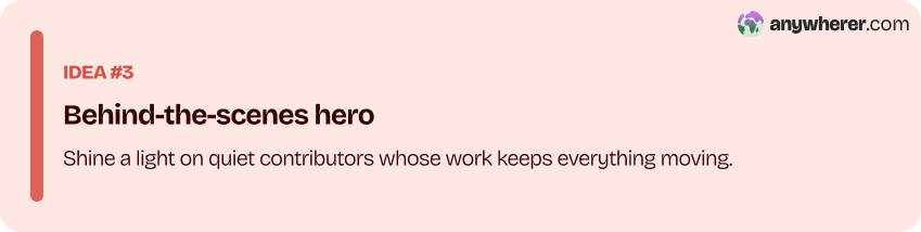 third creative employee recognition idea