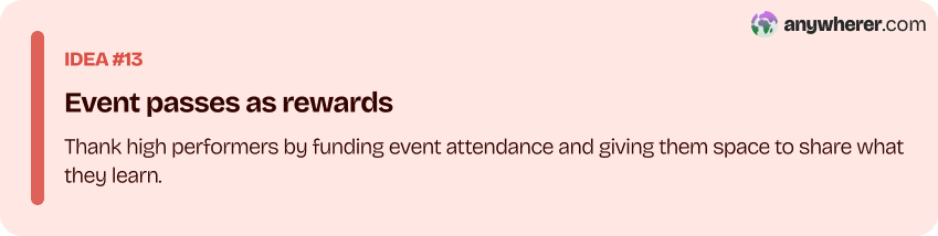 thirteenth creative employee recognition idea