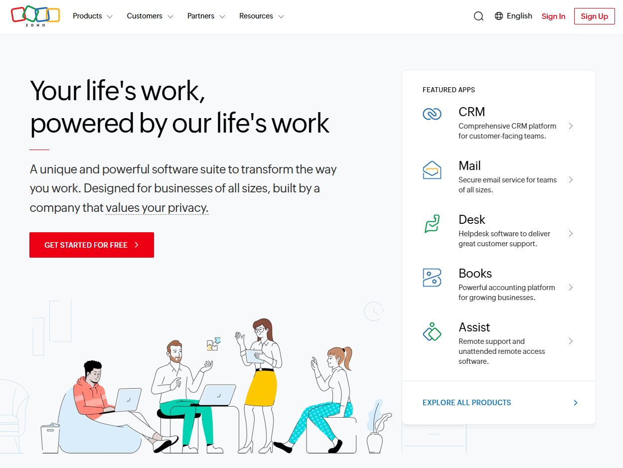 zoho people analytics review
