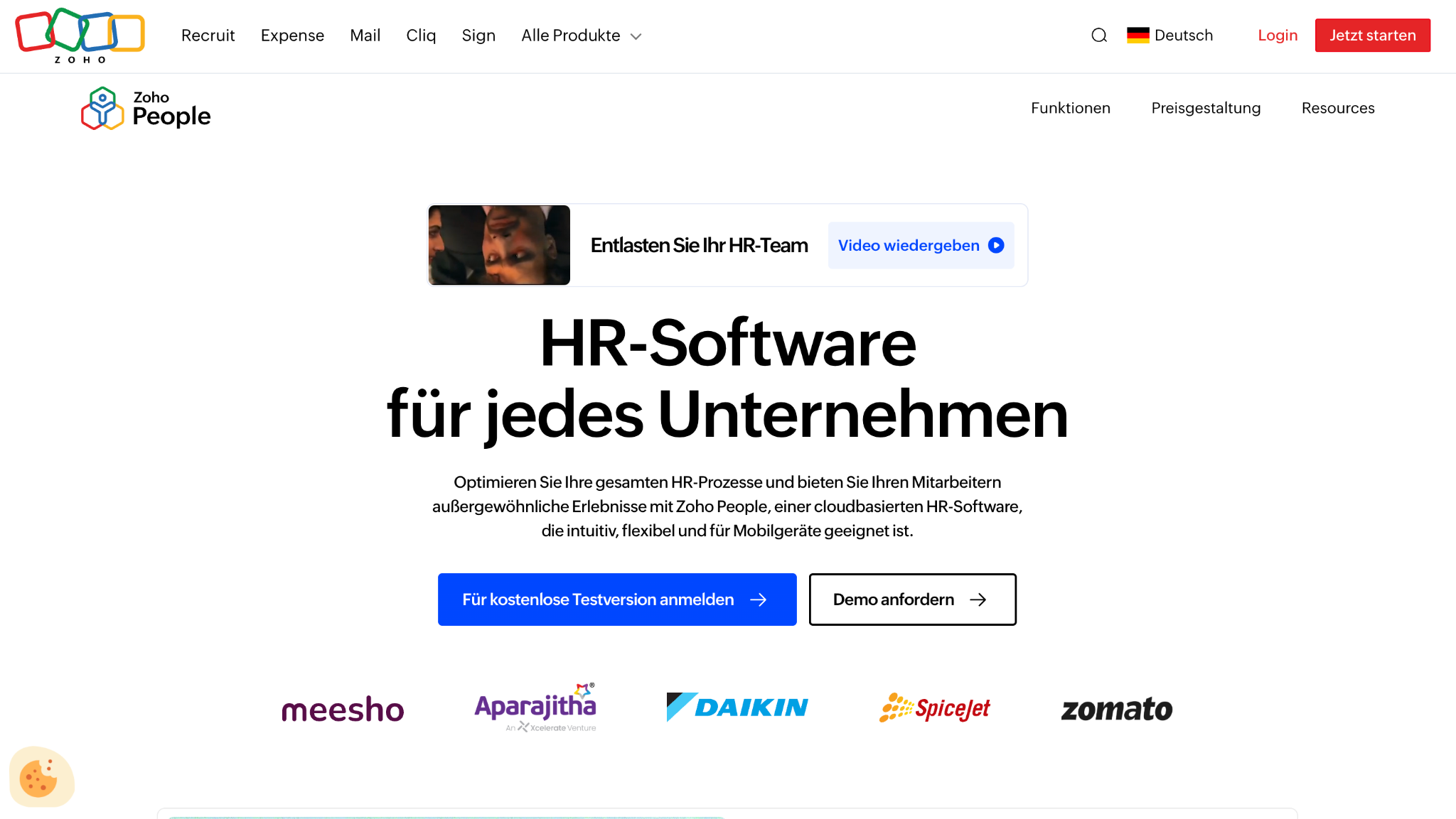 zoho people overview