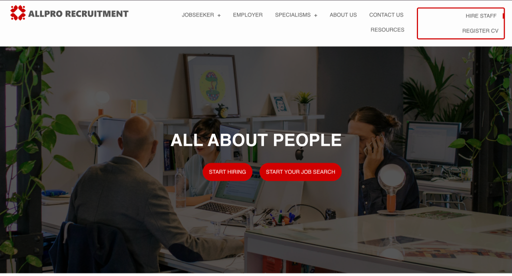 allpro recruitment official website