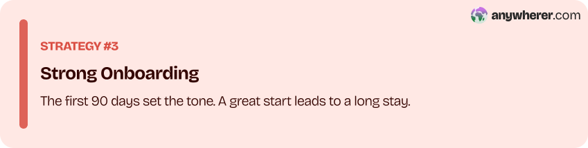 best employee retention strategy #3