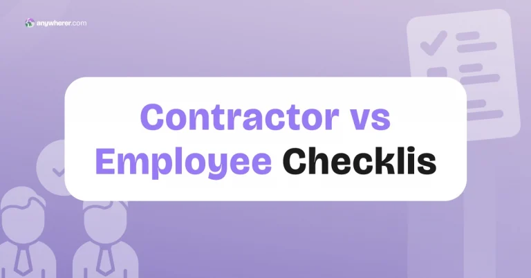 Contractor vs Employee Checklist (2026 Guide)