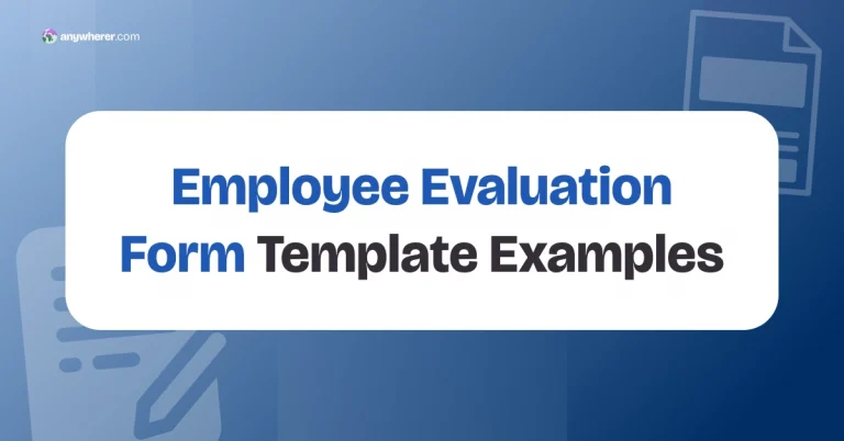 12 Employee Evaluation Form Template Examples for 2026