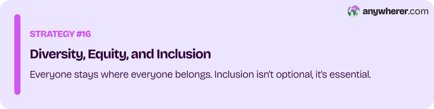 employee retention strategy #16