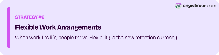 employee retention strategy #6