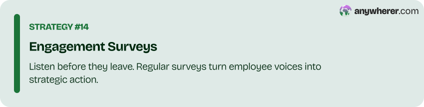 innovative employee retention strategy #14