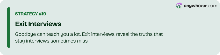 innovative employee retention strategy #19
