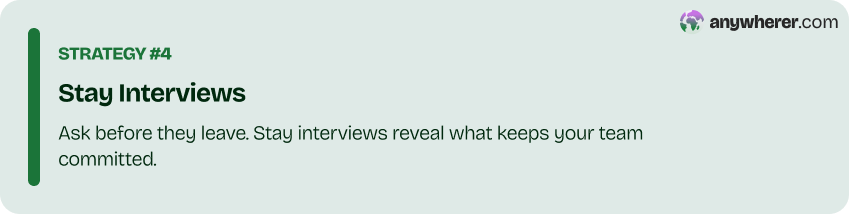 innovative employee retention strategy #4