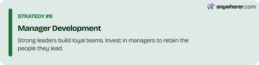 innovative employee retention strategy #9